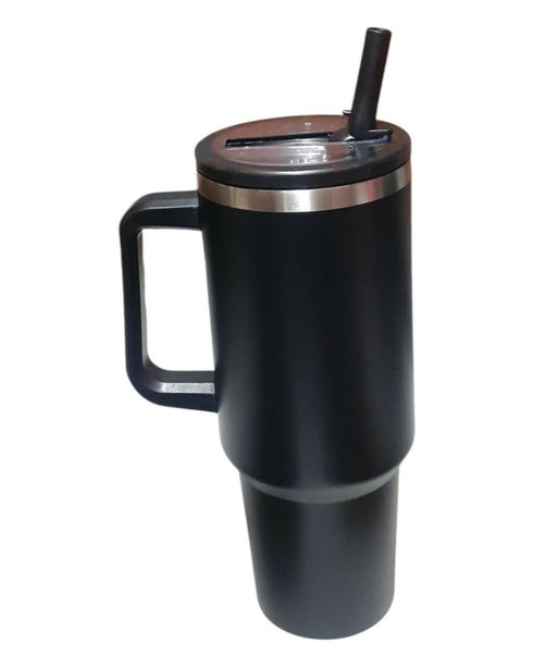 Spill Proof Insulated Stainless Steel Tumbler Flask with Flip Straw